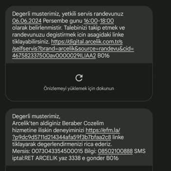 Arçelik'ten Yakışmayan Hareketler