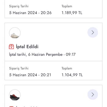 Siparişlerim Boyner Tarafından Tek Taraflı İptal Edildi.