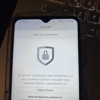 Roblox 2 Aşamalı Doğrulamayı Geçemedik