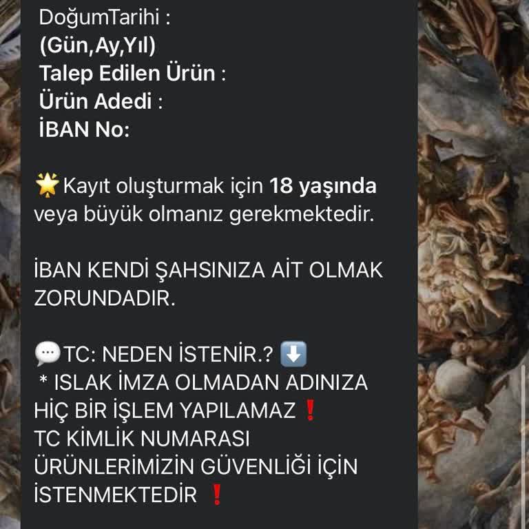 Kurumsal Paketleme Şahsi Bilgileri İstiyor