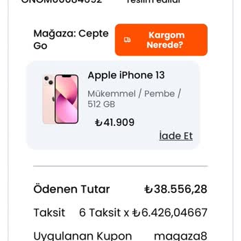 Getmobil Telefon Renk Şikayet