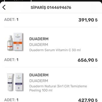 Duaderm Arı Sütü Krem İçerik Farklılığı