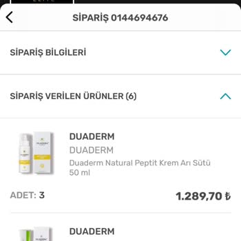 Duaderm Arı Sütü Krem İçerik Farklılığı