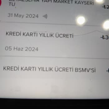 İş Bankası Yıllık Kart Ücret İtirazı