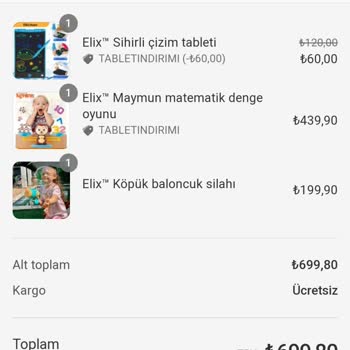 Elixstore Hatalı Ürün Değişimi Yapmadı