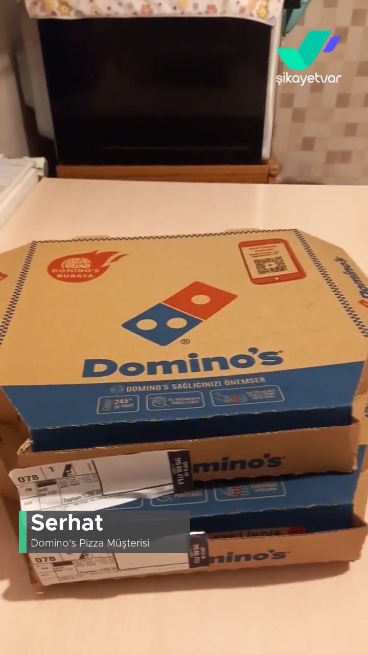 Domino's Pizza Yanlış Sipariş Teslimi Ve Arkasında Durmaması! videonun kapak resmi