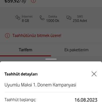 Vodafone Ve 2. Dönem Kampanya Sorunu