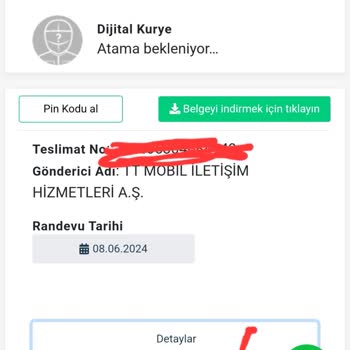 TT Mobil Dijital Kurye Hat Teslimatı