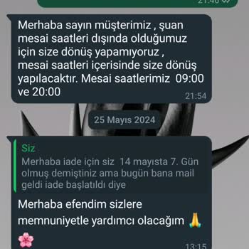 Kevser Sarıoğlu Markadan İade Ücreti Sorunu
