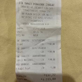 Stradivarius Değişimde Yardımcı Olmadı