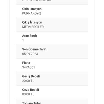 Kmo Anadolu Otoyolu Geçiş İhlali İcra