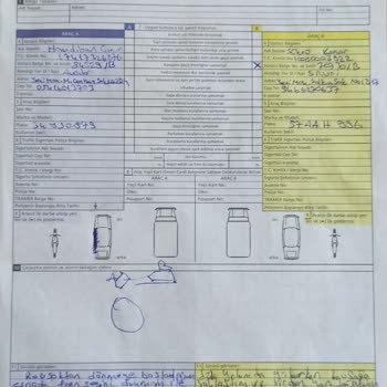 SBM Komisyon Kararında Kazazede Araçların Tutanağın Tersi Yazılması