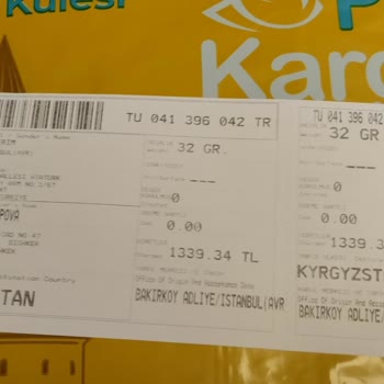 PTT Kargo Kadir Y*******. Turex Kargo Takip No. TU041396042TR
