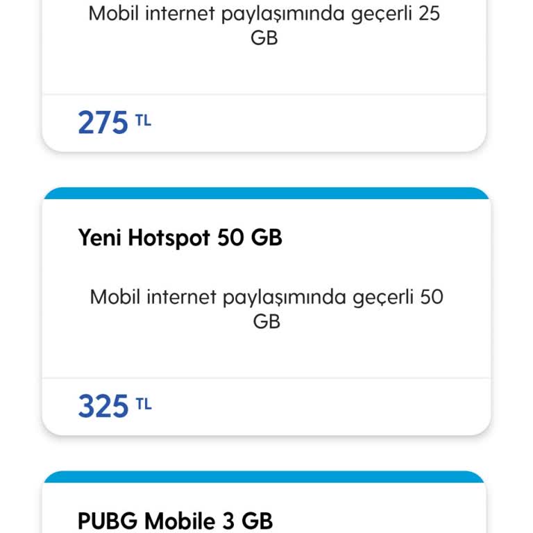 Turkcell Artan Hospot Fiyatları