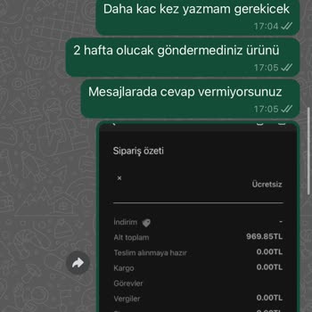 Lesequence Sipariş İadesinin Sağlanmaması