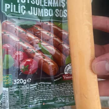 Polonez Tütsülenmiş Piliç Jumbo Sosisin İçinden Kıl Çıktı