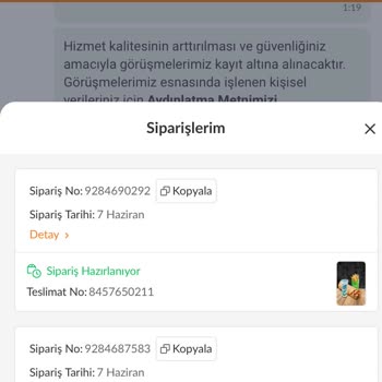 Trendyol Yemek Siparişi Ücret İadesi