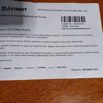 Skechers In Street Pişman Etti. Sattığı Ürünün Arkasında Durmadı.