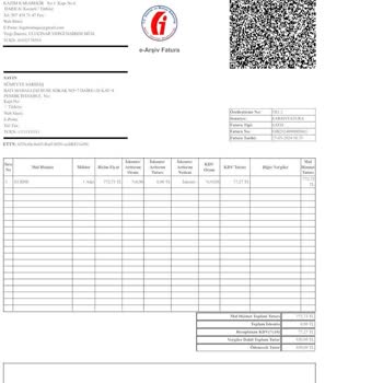 İade Kabul Etmeyen Fugaa Design