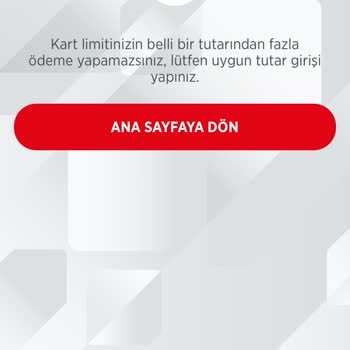 Ziraat Bankası Ziraat Kredi Kartı Borcu Ödeme Hatası
