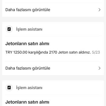 TikTok Geri Ödeme İstiyorum