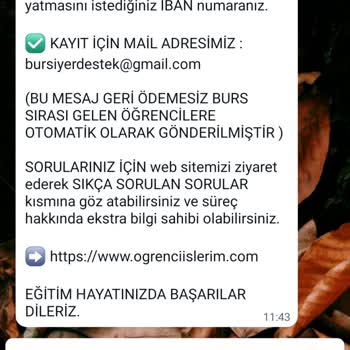 Burs Vaadiyle Dolandırıcılık Öğrenci Belgemin Yanlış Kullanımı Hakkında Endişelerim