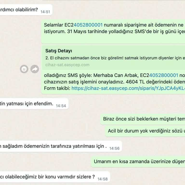 EasyCep'e Dikkat... Ödemenizi Ne Zaman Alacağınızı Allah Bilir.