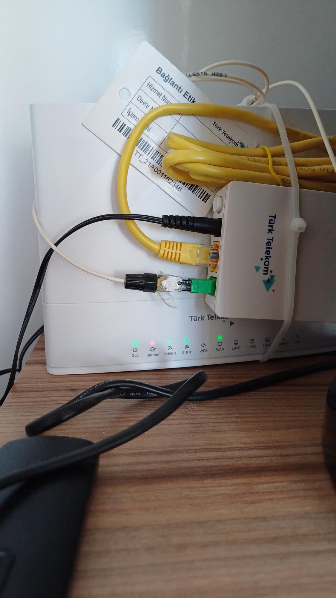 Modemdeki Işığı Kırmızı Yanıyor Şikayetvar