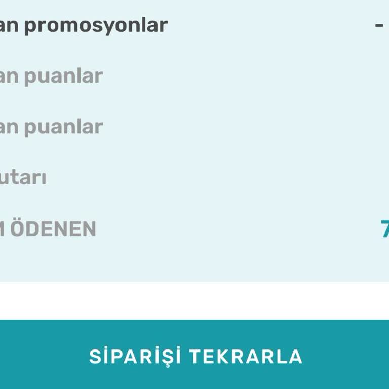 Watsons 700 TL 350 TL Puan Yüklemedi