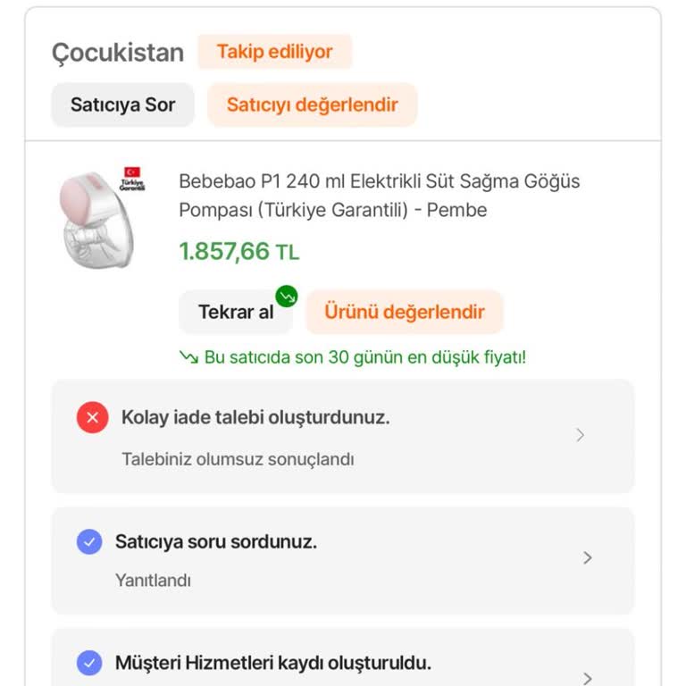 Çocukistan Elektrikli Göğüs Pompası Hayal Kırıklığı: Beklentiler Karşılanmadı