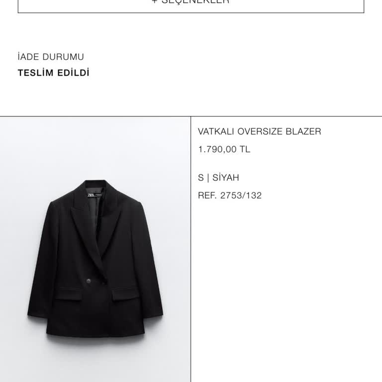 Zara Ürünü İade Ettiğim Halde Depomuza Ulaşmadığını Söylüyor