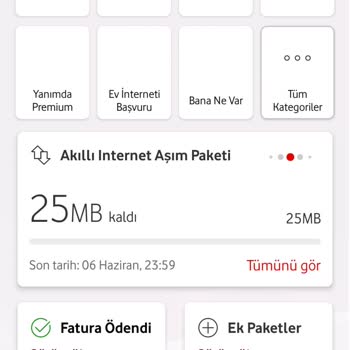 Vodafone Hediye Pakette İnternet Varken Kendi Paketimden Yiyor