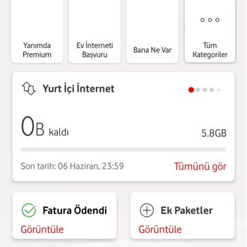 Vodafone Hediye Pakette İnternet Varken Kendi Paketimden Yiyor
