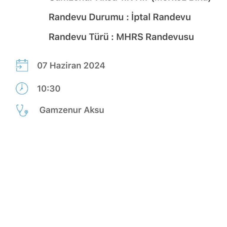 MHRS - 182 Randevu İptalleri Ve Müşteri Mağduriyeti