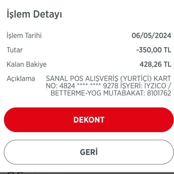 Betterme Hesabımdan Bir Şey Satın Almadığım Halde Para Çekiyor