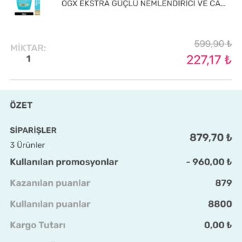 Watsons Puan Yüklenmedi 700/350