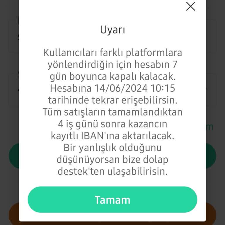 Dolap Uygulaması Haksız Yere Hesap Kapatıyor