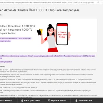 Akbank Axess Kredi Kartı Kampanyaları