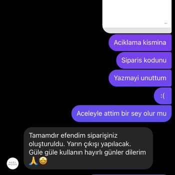 Akellmoda (Instagram) Kargo Takip Numarası Ve İletişim Sorunu Yaşadım