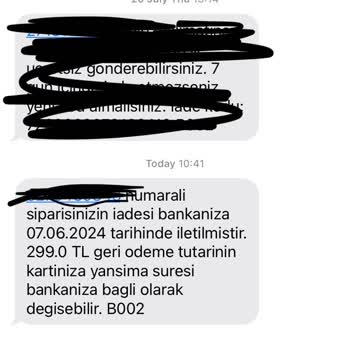 Ziraat Bankası Ziraat Hesabıma İadelerim Yansımadı