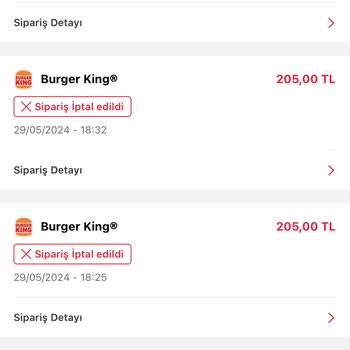 Tıkla Gelsin Paranızı Alıp Siparişi İptal Ediyor.