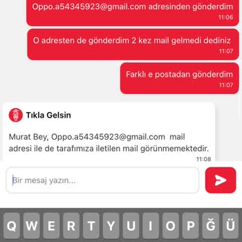Tıkla Gelsin Paranızı Alıp Siparişi İptal Ediyor.