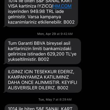 Garanti BBVA Eğitim Kampanyasında Taksit Sorunu Ve Geri Dönüş Eksikliği