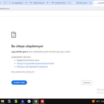 Hazine ve Maliye Bakanlığı E Defter Başvuru Ekranı Açılmıyor