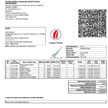 Vettore Yemek Odası Servis