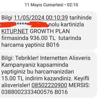 Kitup Kıtup.net Growth Plan Firmasından Şikayetçiyim