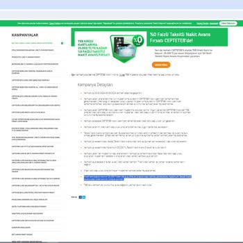 TEB Faizsiz Nakit Avans Hk