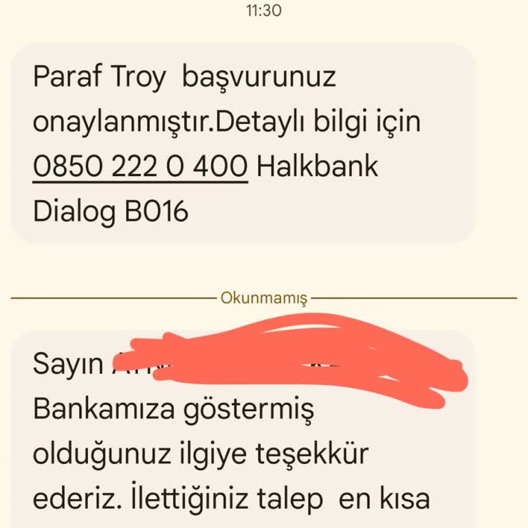 Halkbank Soğanlık Şube Yetkisiz İşlem