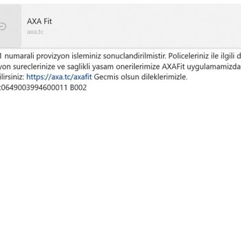 Axa Sigorta Tamamlayıcı Sağlık Sigortası Ve Bezmiâlem Hastanesi
