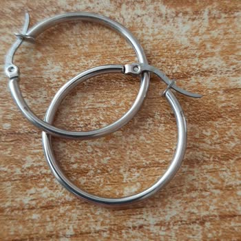 Esila Bujiteri Çelik Küpe Alerji Ve Kararma